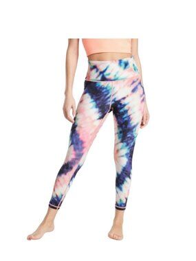 Athleta Elation Tie Dye 7/8 Leggings Pink Size XSP Workout Gym Yoga Athleisure
